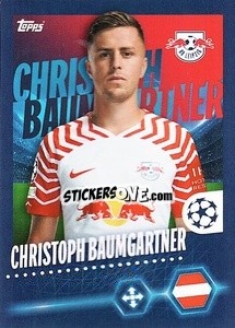 Sticker Christoph Baumgartner - UEFA Champions League 2023-2024
 n. 383 - Topps