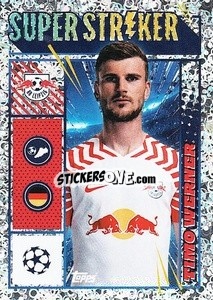 Sticker Timo Werner (Super Striker) - UEFA Champions League 2023-2024
 n. 386 - Topps