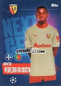 Sticker David Pereira da Costa (Next Gen) - UEFA Champions League 2023-2024
 - Topps