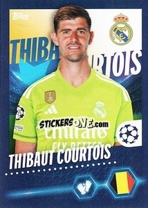 Sticker Thibaut Courtois - UEFA Champions League 2023-2024
 n. 409 - Topps