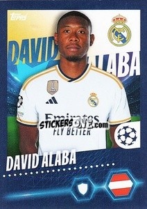 Sticker David Alaba - UEFA Champions League 2023-2024
 n. 411 - Topps