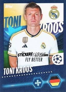 Sticker Toni Kroos - UEFA Champions League 2023-2024
 n. 416 - Topps