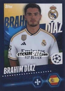 Figurina Brahim Díaz - UEFA Champions League 2023-2024
 - Topps