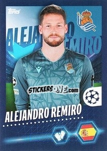 Figurina Alejandro Remiro - UEFA Champions League 2023-2024
 - Topps