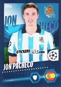 Cromo Jon Pacheco - UEFA Champions League 2023-2024
 - Topps