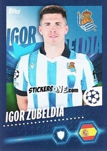 Sticker Igor Zubeldia - UEFA Champions League 2023-2024
 - Topps