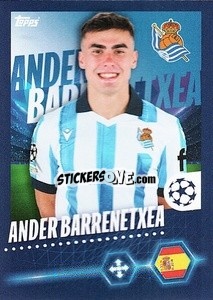 Sticker Ander Barrenetxea - UEFA Champions League 2023-2024
 - Topps