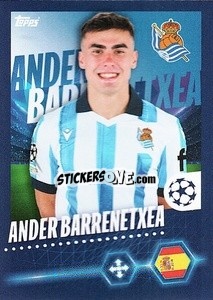 Sticker Ander Barrenetxea - UEFA Champions League 2023-2024
 n. 435 - Topps