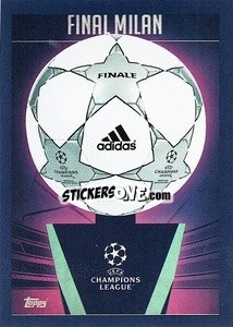 Cromo Final Milan 2001