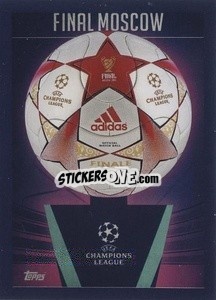 Sticker Final Moscow 2008 - UEFA Champions League 2023-2024
 n. 643 - Topps