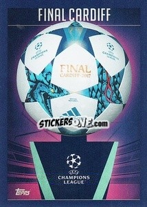 Sticker Final Cardiff 2017 - UEFA Champions League 2023-2024
 - Topps