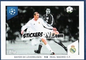 Sticker Zinedine Zidane (Bayer Leverkusen - Real Madrid 1-2) - UEFA Champions League 2023-2024
 n. 659 - Topps