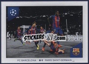Sticker Fc Barcelona (Fc Barcelona 6-1 Paris Saint-Germain 2016/17)