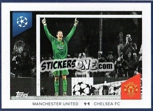 Sticker Edwin Van Der Sar (Manchester United 1-1 (Pen. 6-3) Chelsea Fc 2007/08)