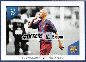 Sticker Henrik Larsson (Fc Barcelona 2-1 Arsenal Fc 2005/06)