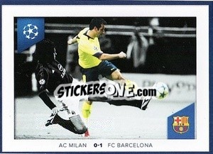 Sticker Ludovic Giuly (Ac Milan 0-1 Fc Barcelona 2005/06)