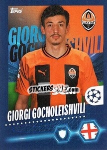 Sticker Giorgi Gocholeishvili - UEFA Champions League 2023-2024
 - Topps