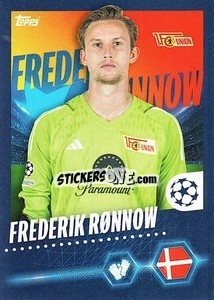 Sticker Frederik Rønnow - UEFA Champions League 2023-2024
 - Topps