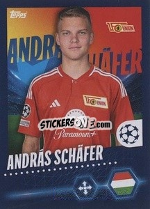 Sticker András Schäfer - UEFA Champions League 2023-2024
 - Topps