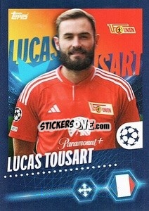 Sticker Lucas Tousart - UEFA Champions League 2023-2024
 n. 250 - Topps