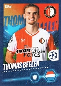 Cromo Thomas Beelen - UEFA Champions League 2023-2024
 - Topps