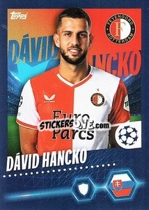 Sticker Dávid Hancko - UEFA Champions League 2023-2024
 - Topps