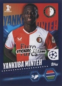 Sticker Yankuba Minteh - UEFA Champions League 2023-2024
 - Topps