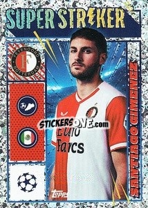 Sticker Santiago Gimenez (Super Striker) - UEFA Champions League 2023-2024
 - Topps