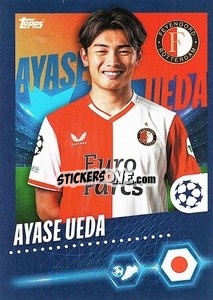 Sticker Ayase Ueda - UEFA Champions League 2023-2024
 - Topps