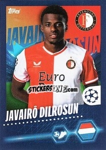 Sticker Javairô Dilrosun - UEFA Champions League 2023-2024
 - Topps