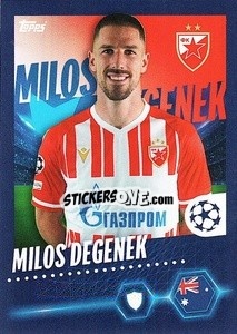 Sticker Miloš Degenek - UEFA Champions League 2023-2024
 - Topps