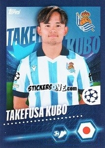Sticker Takefusa Kubo - UEFA Champions League 2023-2024
 n. 443 - Topps