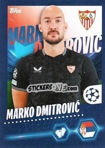 Sticker Marko Dmitrović - UEFA Champions League 2023-2024
 - Topps