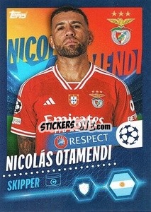Sticker Nicolás Otamendi - UEFA Champions League 2023-2024
 n. 470 - Topps