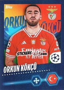 Sticker Orkun Kökçü - UEFA Champions League 2023-2024
 - Topps