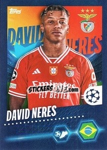 Sticker David Neres - UEFA Champions League 2023-2024
 n. 477 - Topps