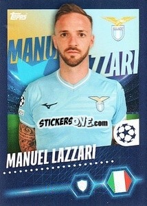 Sticker Manuel Lazzari - UEFA Champions League 2023-2024
 n. 489 - Topps