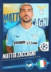 Sticker Mattia Zaccagni - UEFA Champions League 2023-2024
 - Topps