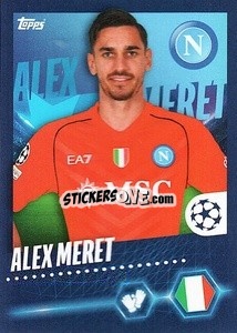 Cromo Alex Meret - UEFA Champions League 2023-2024
 - Topps