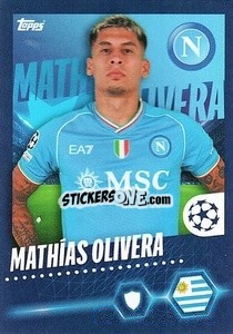 Sticker Mathías Olivera - UEFA Champions League 2023-2024
 n. 509 - Topps