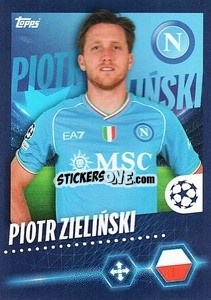 Figurina Piotr Zieliński - UEFA Champions League 2023-2024
 - Topps