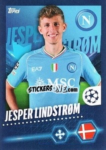 Sticker Jesper Lindstrøm - UEFA Champions League 2023-2024
 - Topps
