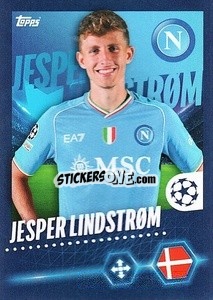 Sticker Jesper Lindstrøm - UEFA Champions League 2023-2024
 n. 514 - Topps