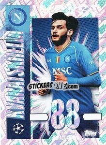 Sticker Khvicha Kvaratskhelia (Impact) - UEFA Champions League 2023-2024
 n. 521 - Topps