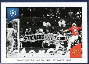 Sticker Paul Scholes (Manchester United 1-0 Fc Barcelona 2007/08)