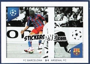 Sticker Samuel Eto'O (Fc Barcelona 2-1 Arsenal Fc 2005/06) - UEFA Champions League 2023-2024
 n. 690 - Topps