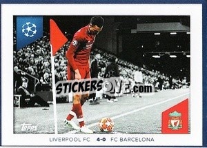 Sticker Trent Alexander-Arnold (Liverpool - Barcellona 4-0) - UEFA Champions League 2023-2024
 n. 691 - Topps