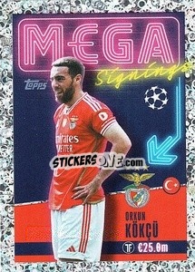 Sticker Orkun Kökçü (SL Benfica) - UEFA Champions League 2023-2024
 - Topps