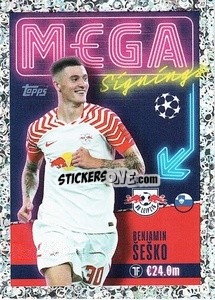 Figurina Benjamin Šeško (RB Leipzig) - UEFA Champions League 2023-2024
 - Topps