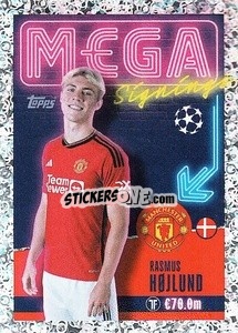 Sticker Rasmus Højlund (Manchester United) - UEFA Champions League 2023-2024
 n. 719 - Topps